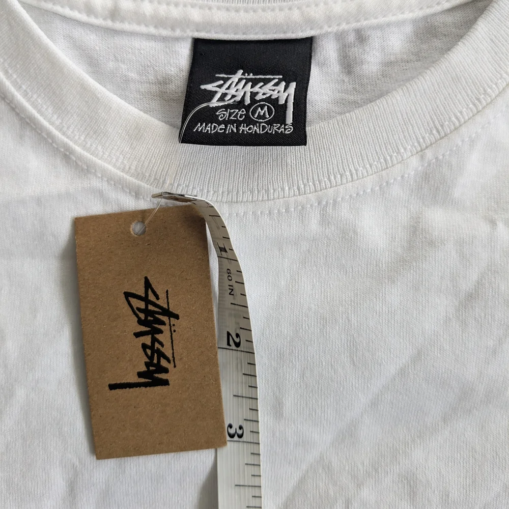 Stussy Vancouver Chapter White Short Sleeve Tee with Black Logo - Picture 4 of 5
